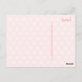 Erdbeeren Custom Postcard Postkarte (Rückseite)