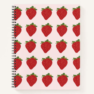 Erdbeeren Cute Rezept Erdbeeren Notizblock