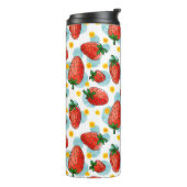 Erdbeeren & Daisis Thermal Tumbler Thermosbecher (Nach links gedreht)