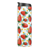 Erdbeeren & Daisis Thermal Tumbler Thermosbecher (Nach rechts gedreht)