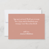 Erdbeeren Danke Karte (Rückseite)