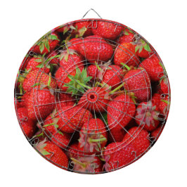 Erdbeeren Dartscheibe