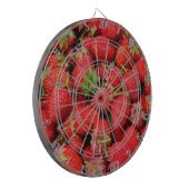 Erdbeeren Dartscheibe (Vorderseite Links)