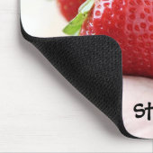 Erdbeeren der Liebe I! Mousepad (Ecke)