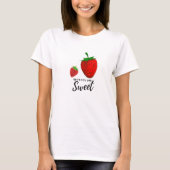 Erdbeeren-Design-Shirt, T - Shirt für den Siebdruc (Vorderseite)