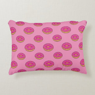 Erdbeeren Donut mit Sprinklen-Cartoon Dekokissen