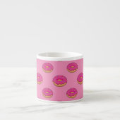 Erdbeeren Donut mit Sprinklen-Cartoon Espressotasse (Vorderseite)