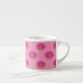 Erdbeeren Donut mit Sprinklen-Cartoon Espressotasse (Rechts)