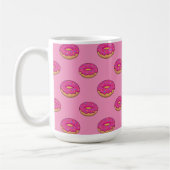 Erdbeeren Donut mit Sprinklen-Cartoon Kaffeetasse (Links)