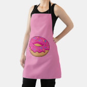 Erdbeeren Donut mit Sprinklen-Cartoon Schürze (InSitu)