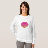 Erdbeeren Donut mit Sprinklen-Cartoon T-Shirt (Vorne ganz)