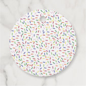 Erdbeeren-Eiscreme-Brautparty Geschenkanhänger (Rückseite)