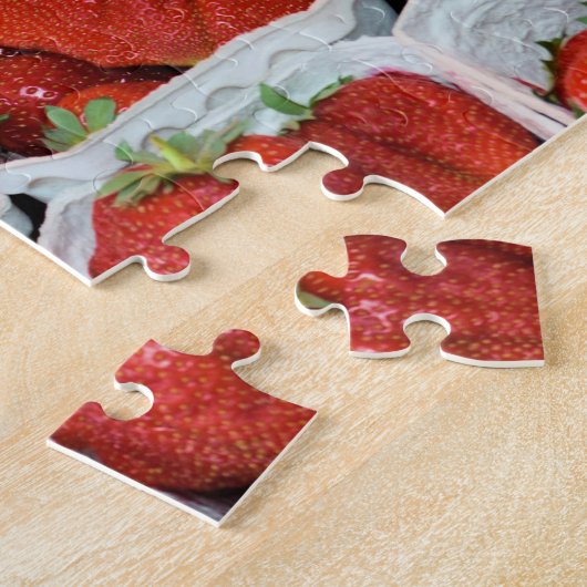 Erdbeeren - Erdbeeren - Deutscher Markt - 11x14 Puzzle (Seite)