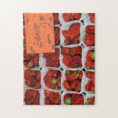 Erdbeeren - Erdbeeren - Deutscher Markt - 11x14 Puzzle (Vertikal)