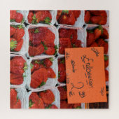 Erdbeeren - Erdbeeren - Deutscher Markt - 20x20 Puzzle (Horizontal)