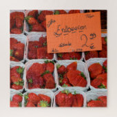 Erdbeeren - Erdbeeren - Deutscher Markt - 20x20 Puzzle (Vertikal)