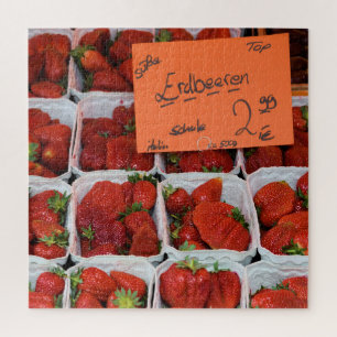 Erdbeeren - Erdbeeren - Deutscher Markt - 20x20 Puzzle