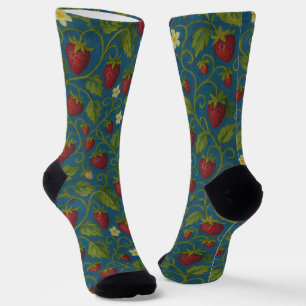 Erdbeeren Erdbeeren Reben Naturliebhaber Socken