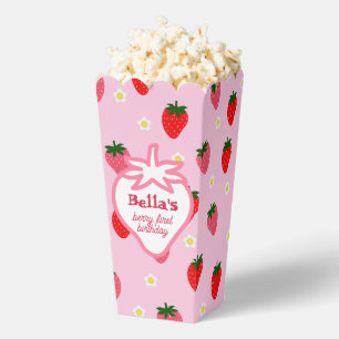 Erdbeeren Erste Erdbeermädchen Erste Geburtstagsfe Geschenkschachtel