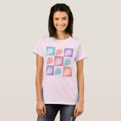 Erdbeeren Farbige Sommer T-Shirt (Vorne ganz)