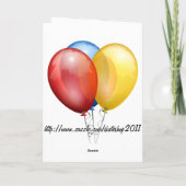 Erdbeeren Feiertagskarte (Rückseite)