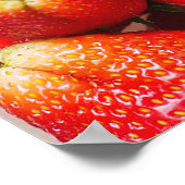 Erdbeeren / Feinschmecker-Küchenplakat Poster (Ecke)