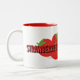 Erdbeeren Fields Kaffee Tasse