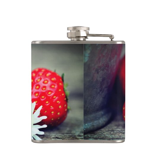 Erdbeeren Flachmann (Rückseite)