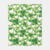 Erdbeeren Fleece Blanket (Vorderseite)