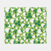 Erdbeeren Fleece Blanket (Vorderseite (Horizontal))