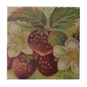 Erdbeeren Fliese (Vorderseite)