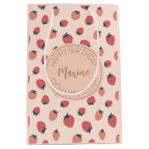 Erdbeeren, Florale und Abstraktes Muster