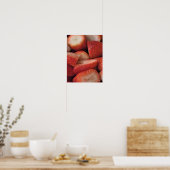 Erdbeeren-Foto Poster (Küche)