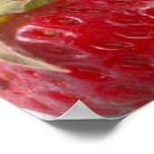 Erdbeeren-Foto Poster (Ecke)