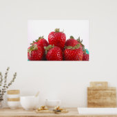 Erdbeeren-Foto Poster (Küche)