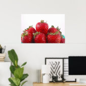 Erdbeeren-Foto Poster (Heimbüro)