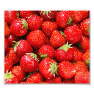 Erdbeeren Fotodruck