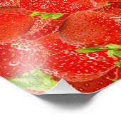 Erdbeeren Fotodruck (Ecke)