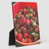 Erdbeeren Fotoplatte (Seite)