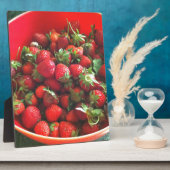 Erdbeeren Fotoplatte (Seite)