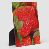 Erdbeeren, frisch fotoplatte (Seite)