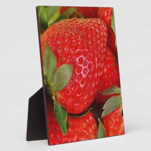 Erdbeeren, frisch fotoplatte (Seite)