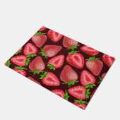 Erdbeeren Fußmatte (Schrägansicht)