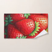 Erdbeeren Galore Badhandtuch Set (Handtuch)