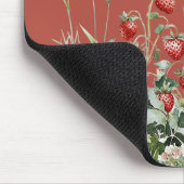 Erdbeeren Gänseblümchen Blumen Mousepad (Ecke)