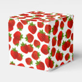 Erdbeeren-Gastgeschenk Geschenkschachtel (Vorderseite)