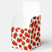 Erdbeeren-Gastgeschenk Geschenkschachtel (Geöffnet)