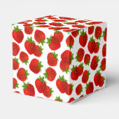 Erdbeeren-Gastgeschenk Geschenkschachtel (Rückseite)