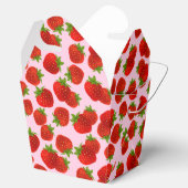 Erdbeeren-Gastgeschenk Geschenkschachtel (Geöffnet)