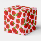 Erdbeeren-Gastgeschenk Geschenkschachtel (Rückseite)
